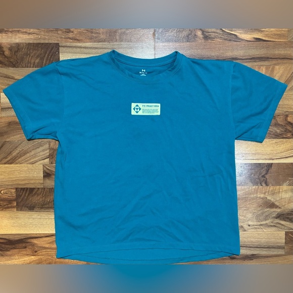 Under Armour Project Rock Women's t-shirt Size Medium Iron Paradise Casual - Picture 1 of 5